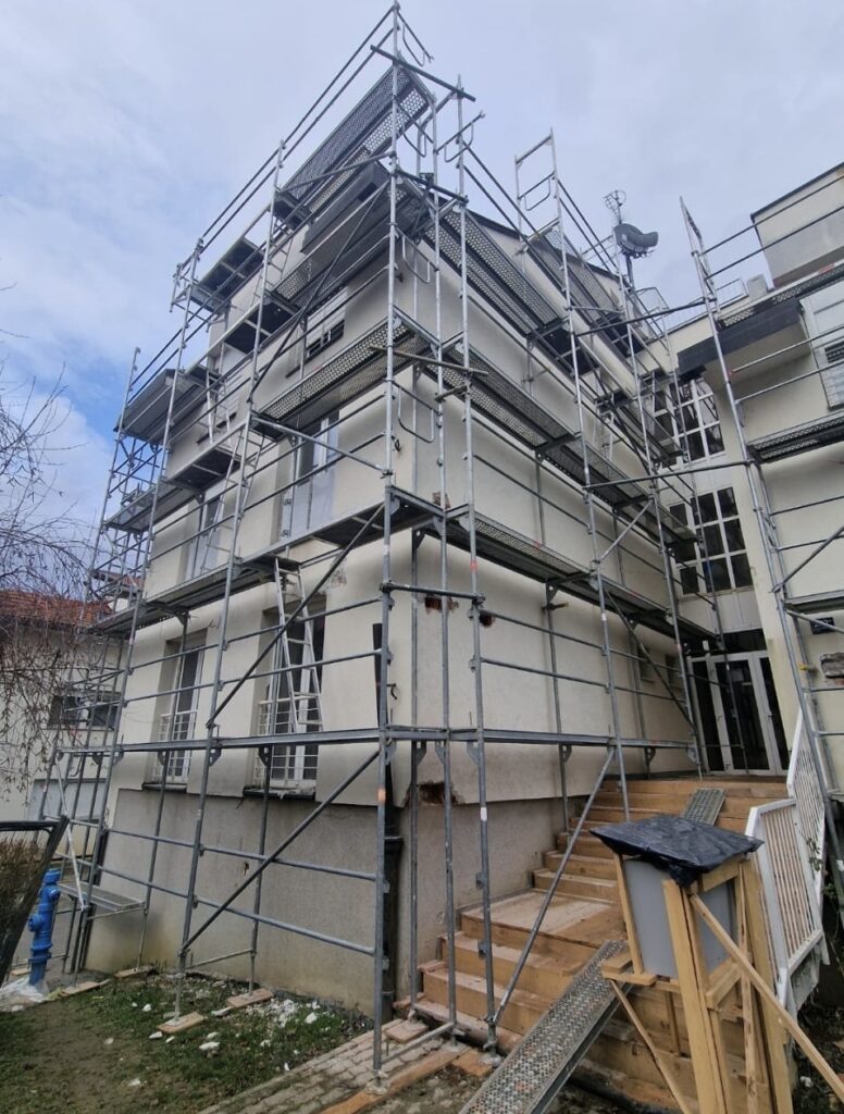 Montaža skele Zagreb — JK-Mont projekt 5