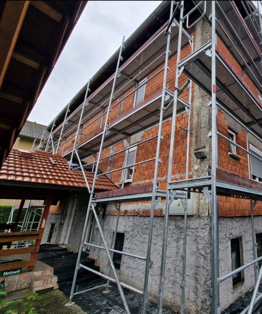 Montaža skele Zagreb — JK-Mont projekt 11