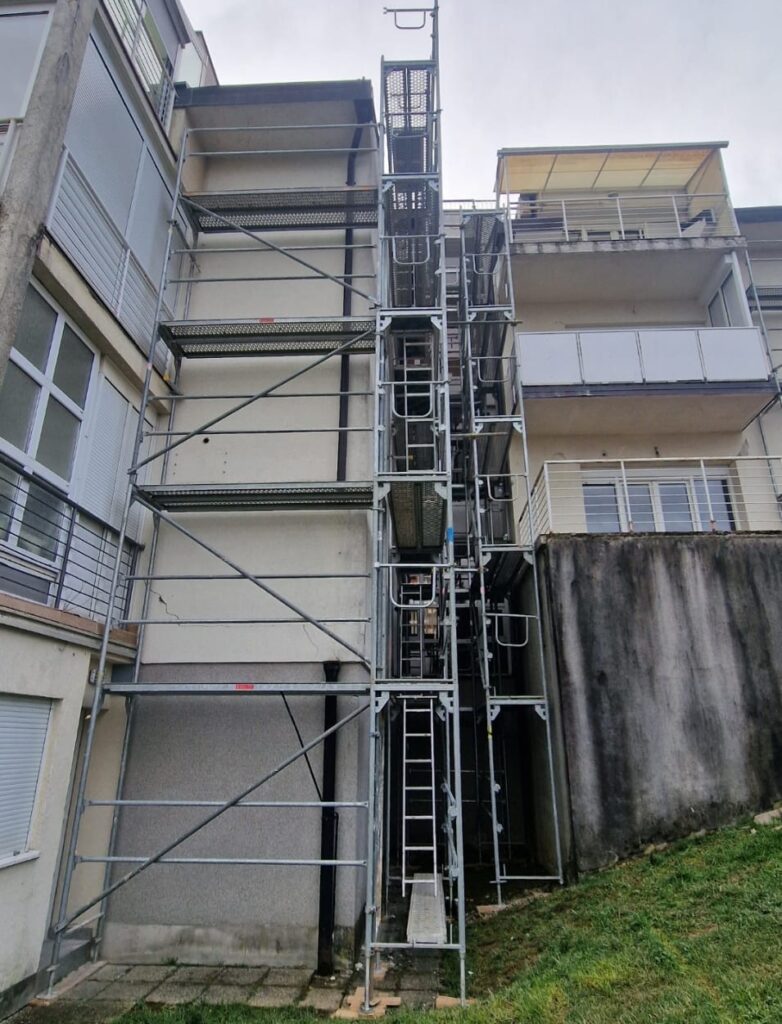 Montaža skele Zagreb — JK-Mont projekt 10