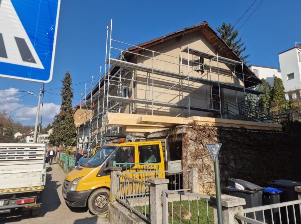 Montaža skele Zagreb — JK-Mont projekt 8